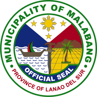 Seal: Municipality of Malabang The seal of Malabang