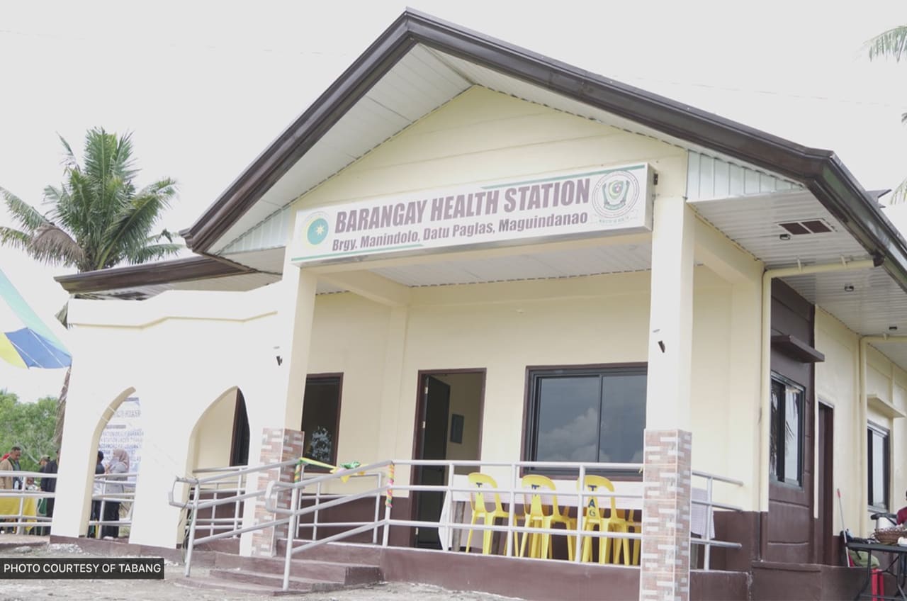 The new barangay health station of Barangay Manindolo, Datu Paglas